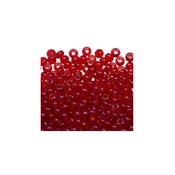 Kašaste perle ( seed beads) 4 mm providna crvena