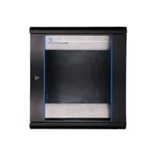 Extralink EX.7256 rack cabinet 12U Wall mounted rack Black