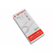 GEMBIRD CCP-AMCM-AMCM-1.8M USB 2.0 Type-C to Type-C cable (AM/CM), QC3.0, 1.8m WHITE (143)