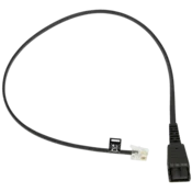 JABRA QD Cord to RJ10, straight, 0,5 meters, Siemens-allocation