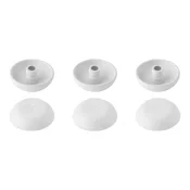 6-piece diffusers set, for vacuum food storage containers, plastic, C