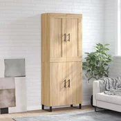 Greatstore Visoka komoda sonoma hrast 69,5x34x180 cm inženirski les