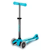 Djecji romobil Micro - Mini Deluxe, Glow LED Plus, Glacier Aqua