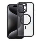 OEM Ohišje za iPhone 15 PRO MAX Full Matte Mag Cover, združljivo z MagSafe, črno