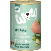 Mokra pasja hrana ADULT s puranom, bučkami + regratom - 400 g