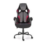 Halmar Pisarniški stol JENSEN office chair, black - gray - red