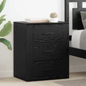 Nocni ormar Crni hrast 35 x 50 x 60 cm Konstruirano drvo