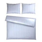 Premium Living Posteljnina Xenia Streif Xxl, Bela, 2x60/80, 200/200