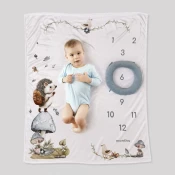 Baby Textil podloga za slikanje beba, Jež