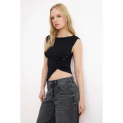 Trendyol Milla Ženska bluza, Crna