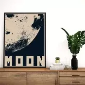 Wallity Dekorativna uramljena slika, 50x70cm, Šarena