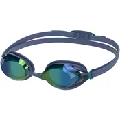 Speedo vanquisher 3.0 mirror junior zelena/modra