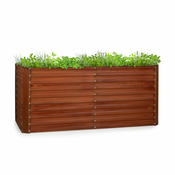 Blumfeldt Rust Grow, dvignjena cvetlična gredica, vrtna cvetlična gredica, pocinkana pločevina, zarjavel videz (GDMB4-Rust200*100*90)