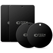 Magnet TECH-PROTECT METALPLATE magnet 4-PACK crni