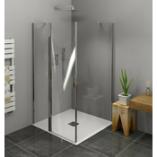 Kvadratni zaslon Zoom Line, 900 x 900 mm L/D različica - Enokrilna - Kvadratni zasloni - Antidrop