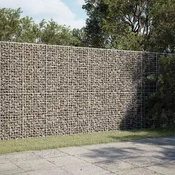 vidaXL Gabion z žico 3,5 mm in mrežo 5x5 cm 250x20x200 cm