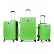 Set kofera AGA MR4653 - zelena