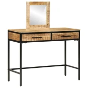 Toaletni stol Smeda 100 x 40 x 120 cm Cvrsto drvo manga
