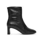 Škornji Stuart Weitzman Babette Zip SL542 Črna