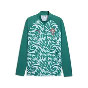 PUMA Portugal Warmup Quarter-Zip Top Men, Football, Green Lagoon/Ruby Shimmer, M