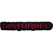 Disturbed Strike Through Iron-On Patch