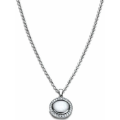 Lotus Style Jeklena ogrlica s kristali LS1775-1/1