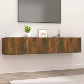 TV ormarici 2 kom boja dimljenog hrasta 80 x 30 x 30 cm drveni