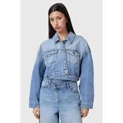 Jeans jakna AllSaints AKI CROSSOVER