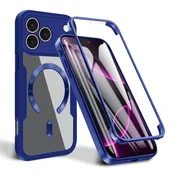 Hibridni Full body ovitek Techsuit ColorVerse 360 MagSafe za iPhone 17 Pro Max - blue