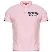 Superdry Vintage Athletic Polo Rožnata