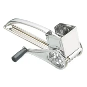 Multipurpose rotary grater set with 3 drums, stainless steel - Kitchen