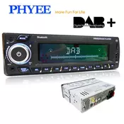 DAB Plus Car Radio 1 Din Bluetooth A2DP RDS FM USB MP3 Audio Player App Control TF ISO Stereo Receiver Head Unit PHYEE 1089DAB