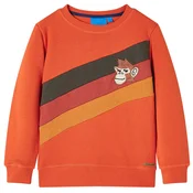 vidaXL Otroški pulover oranžen 140, (21048125)