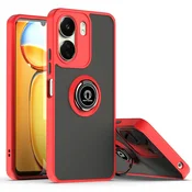 GS Ovitek za Xiaomi Redmi 13C/Poco C65, matiran obroč, rdeč