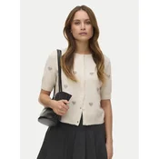 Vero Moda Pletena jopica Doffy 10330795 Bež Regular Fit