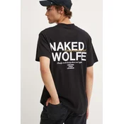 Bombažna kratka majica Naked Wolfe