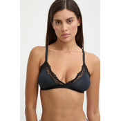 Modrček Pepe Jeans LACE BRA B črna barva, PLU11023