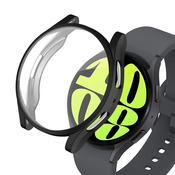 Tech-protect Defense ovitek z zaščitnim steklom za Samsung Galaxy Watch 6 44mm, črna