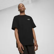 PUMA ESS Small No. 1 Logo Relaxed Tee Youth, Clothing, Black, 6-7Y
