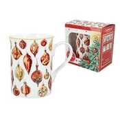 Carmani, božična skodelica 360 ml t. Classic - vesel božič/božične kroglice