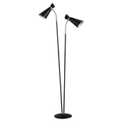 EGLO Podna lampa SARDINARA 2xE27 164 cm crna/hrom 39399