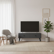 HANAH HOME TV polica Mona 120 Anthracite