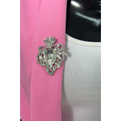 Brooch XZ459-247 silver