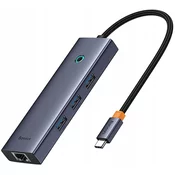 BASEUS HUB prikljucna stanica. 6u1, USB-C (B00052807813-00)