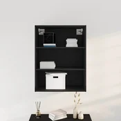 Viseci zidni kabinet Zidne Crni hrast 69,5 x 32,5 x 90 cm