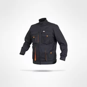 Sara Workwear Delovna jakna KING grafitno-oranžna M (46)