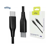 ALLITY USB kabel, USB-C/USB-C, 1m, AUC-02