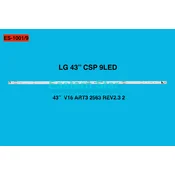 ES-1001, LG 43UH668 3X9 LED TRAKE