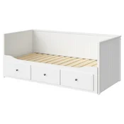 HEMNES Okvir dnevne postelje s 3 predali, bela, 80x200 cm