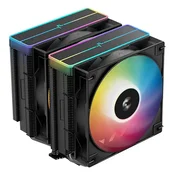 DeepCool AG620 BK ARGB V2 Hladilnik CPU, 12 cm, črn